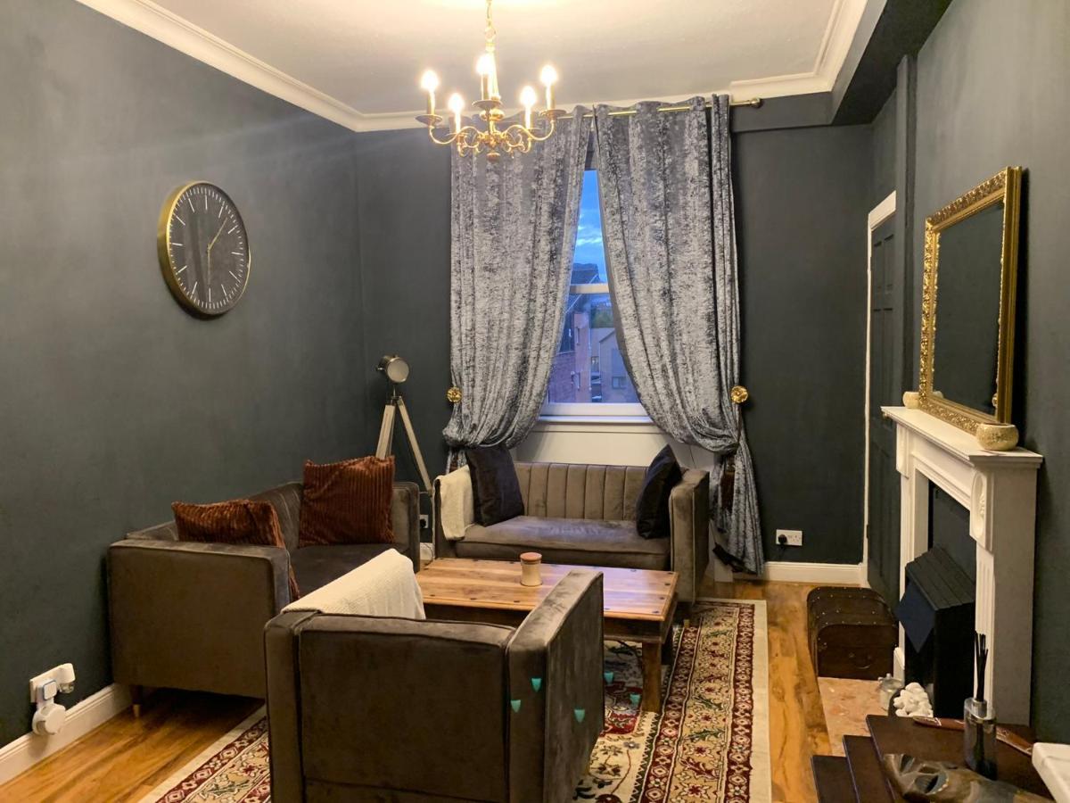 Glamours Stylish Victorian Apartment Near City Centre Edinburg Exteriör bild